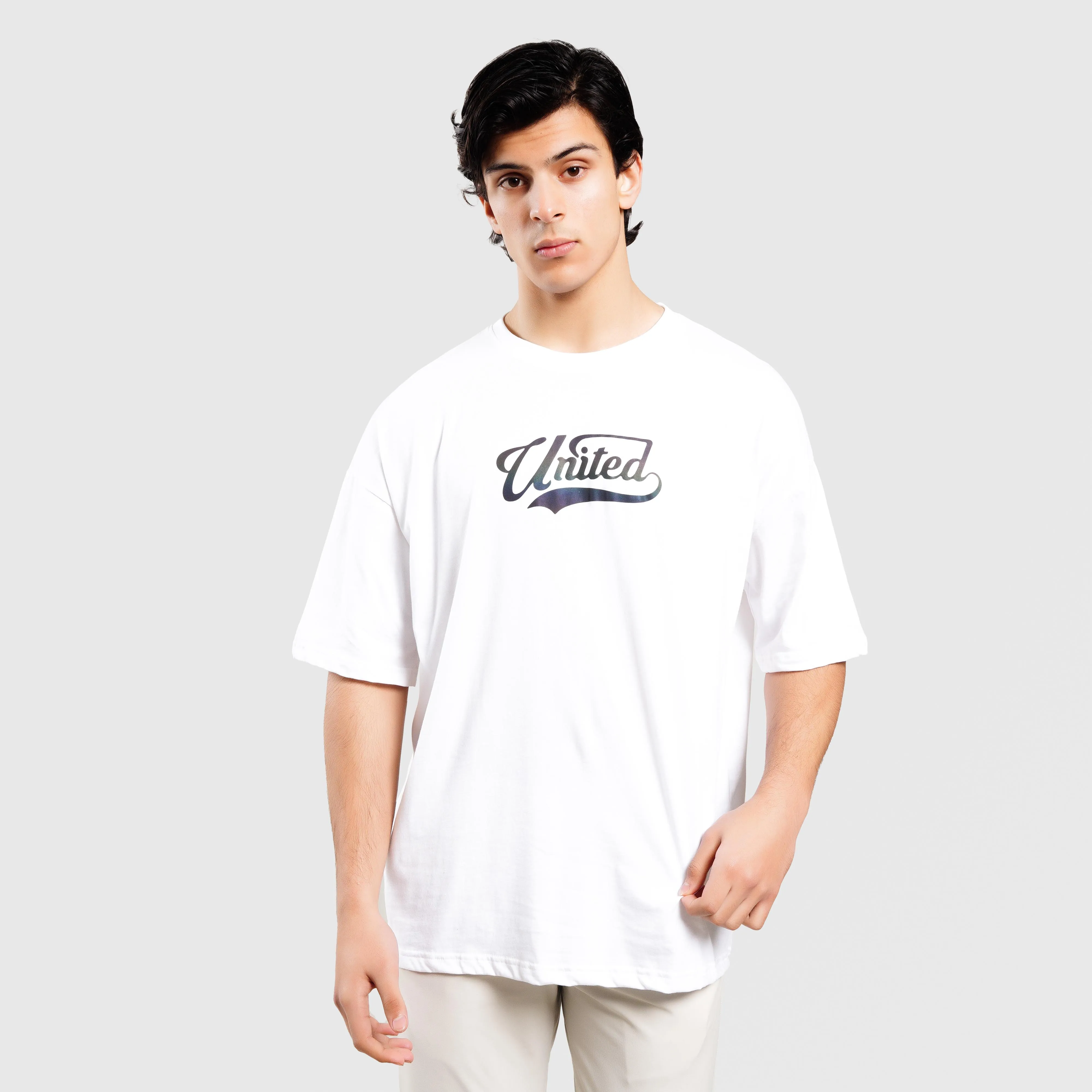 United Oversized Tee (White)