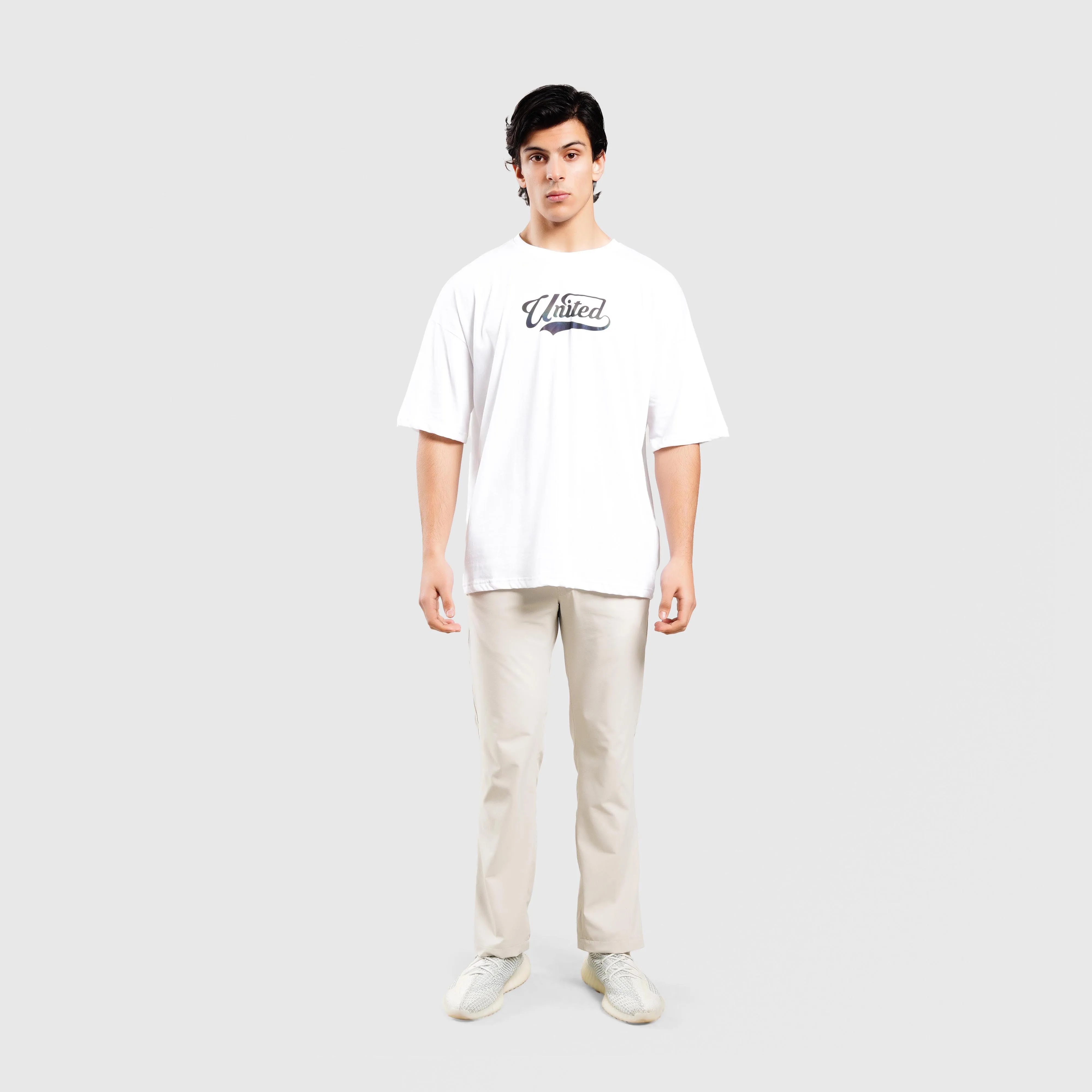 United Oversized Tee (White)