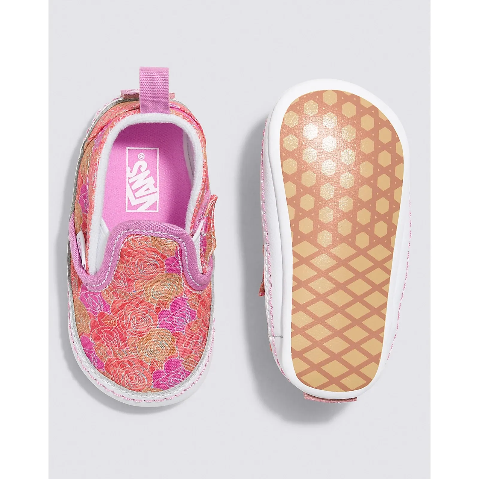 VANS Rose Camo Slip-On Crib Shoe