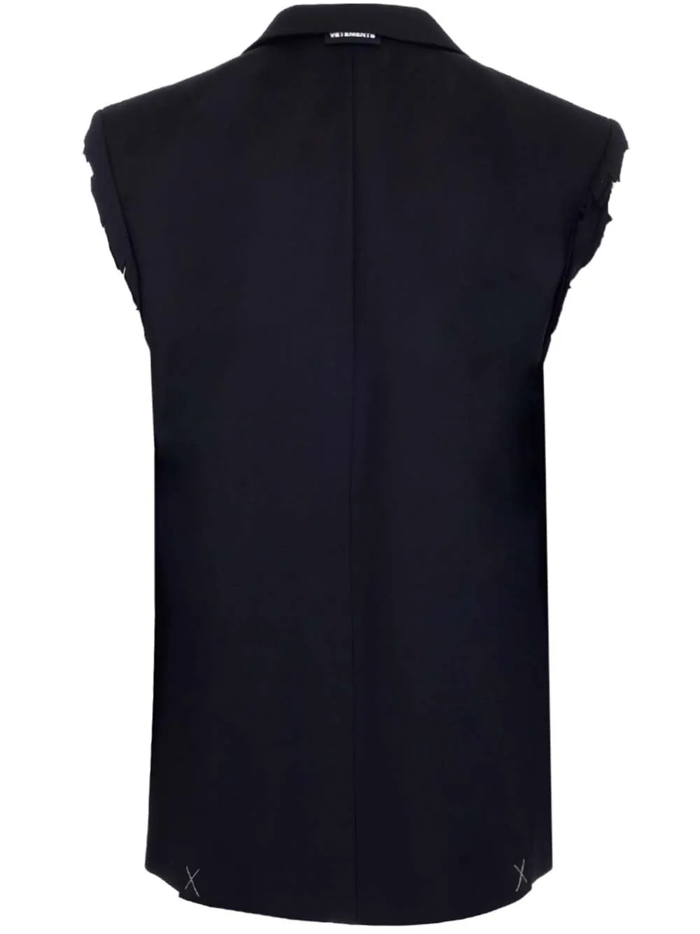 Vetements Sleeveless Tailored Blazer