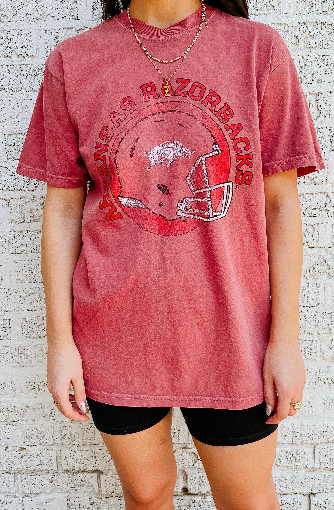 VINTAGE ARKANSAS HELMET TEE