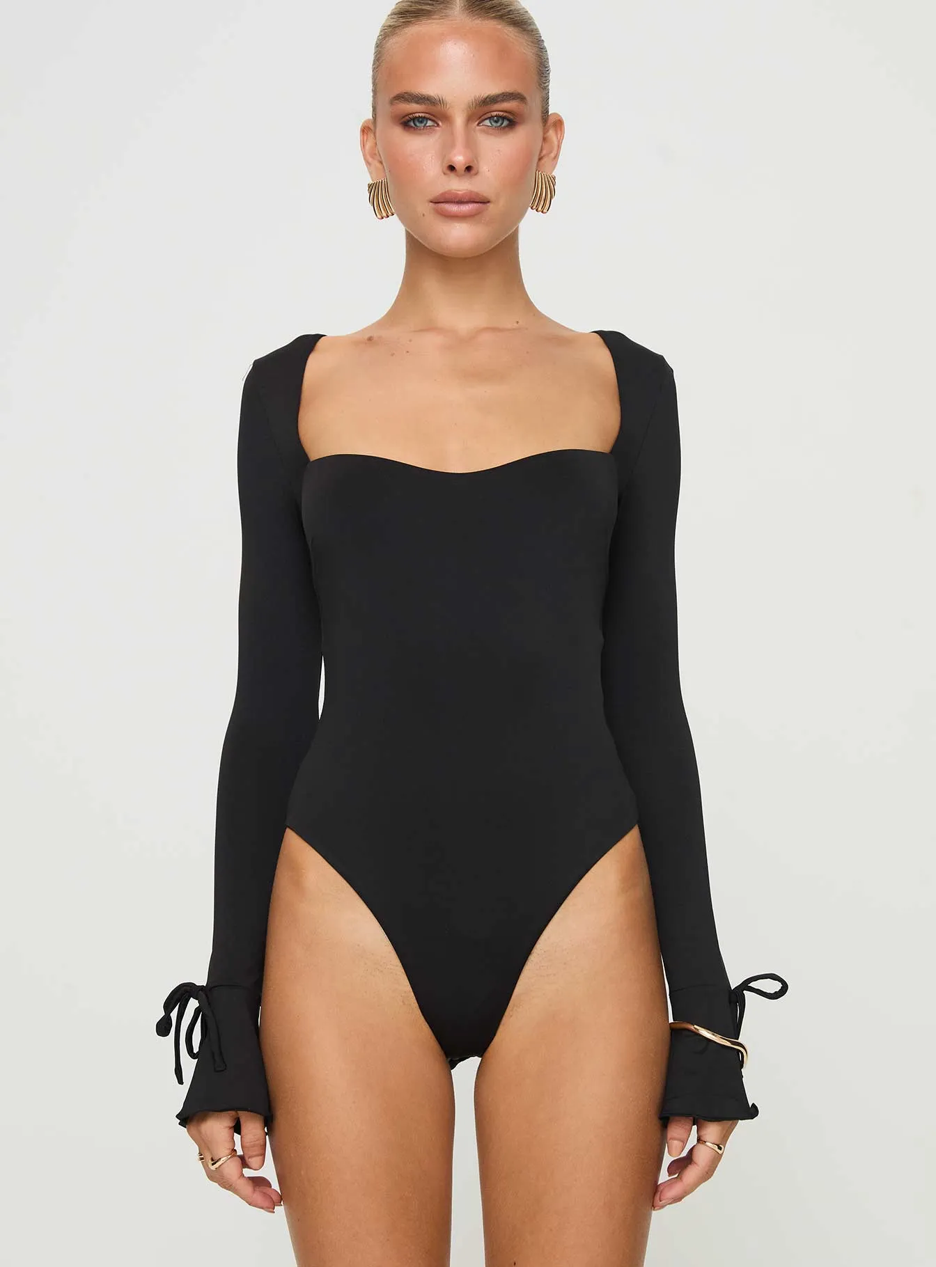 Warrander Long Sleeve Bodysuit Black