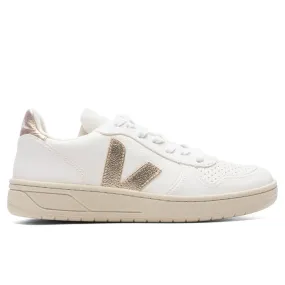 Women's V-10 Chromefree Leather - White Platine