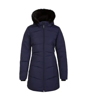 Womens/ladies striking iii long length padded jacket peacoat Dare 2B