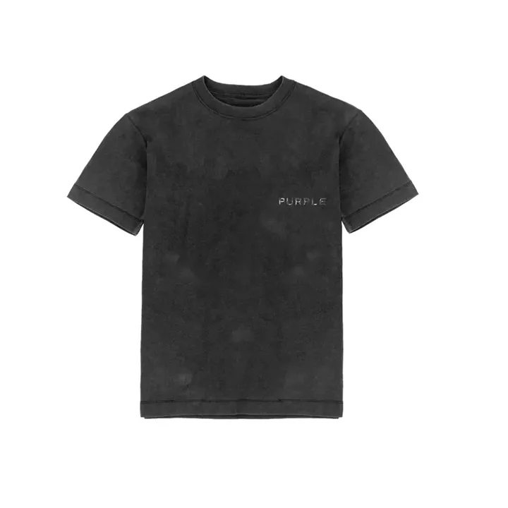 Wordmark Washed Texured Tee (Black) - PP104JBBW224