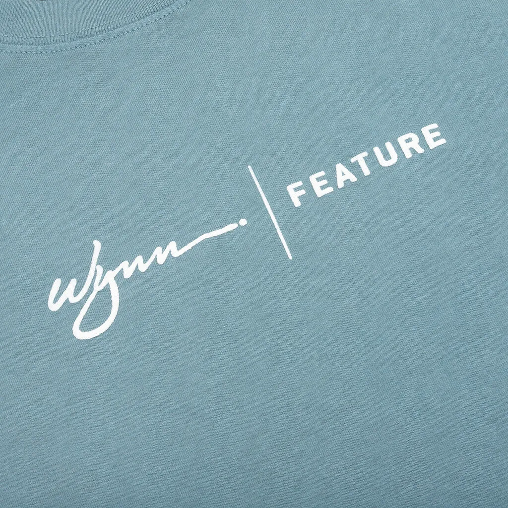 Wynn Logo Lock Up Tee - Goblin Blue