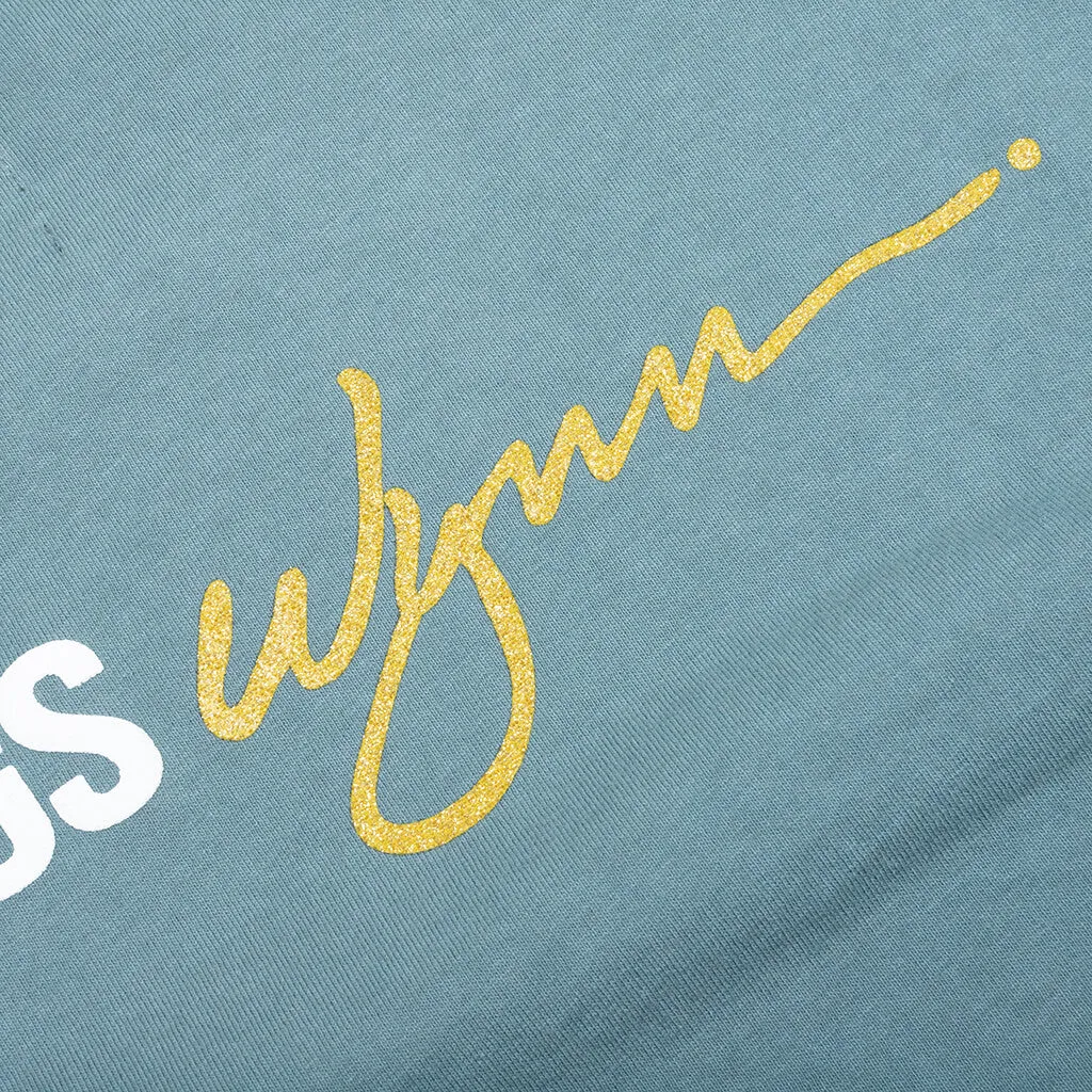 Wynn Logo Lock Up Tee - Goblin Blue