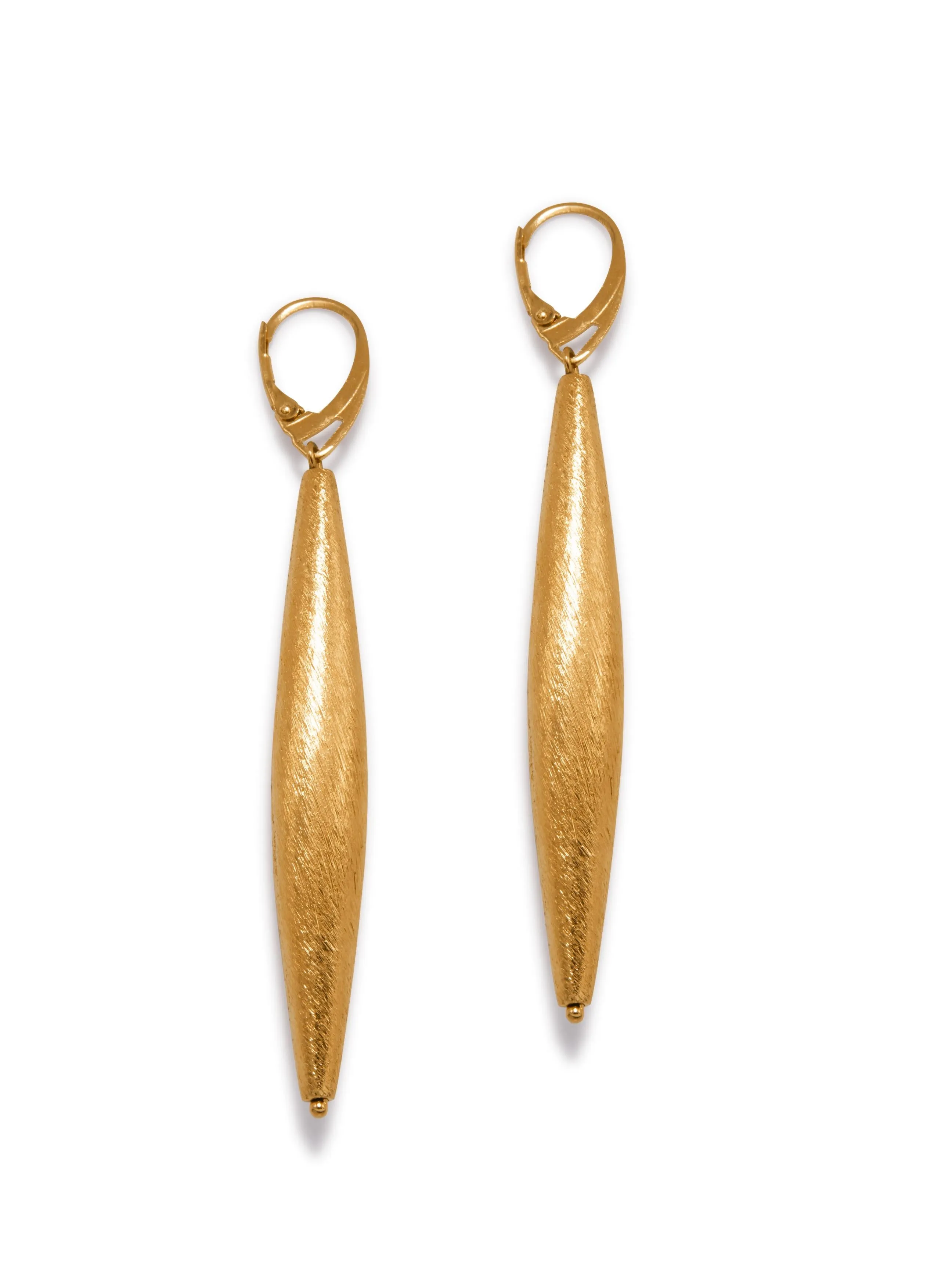 Zeppelin Cora 1 Drop Gold Earrings