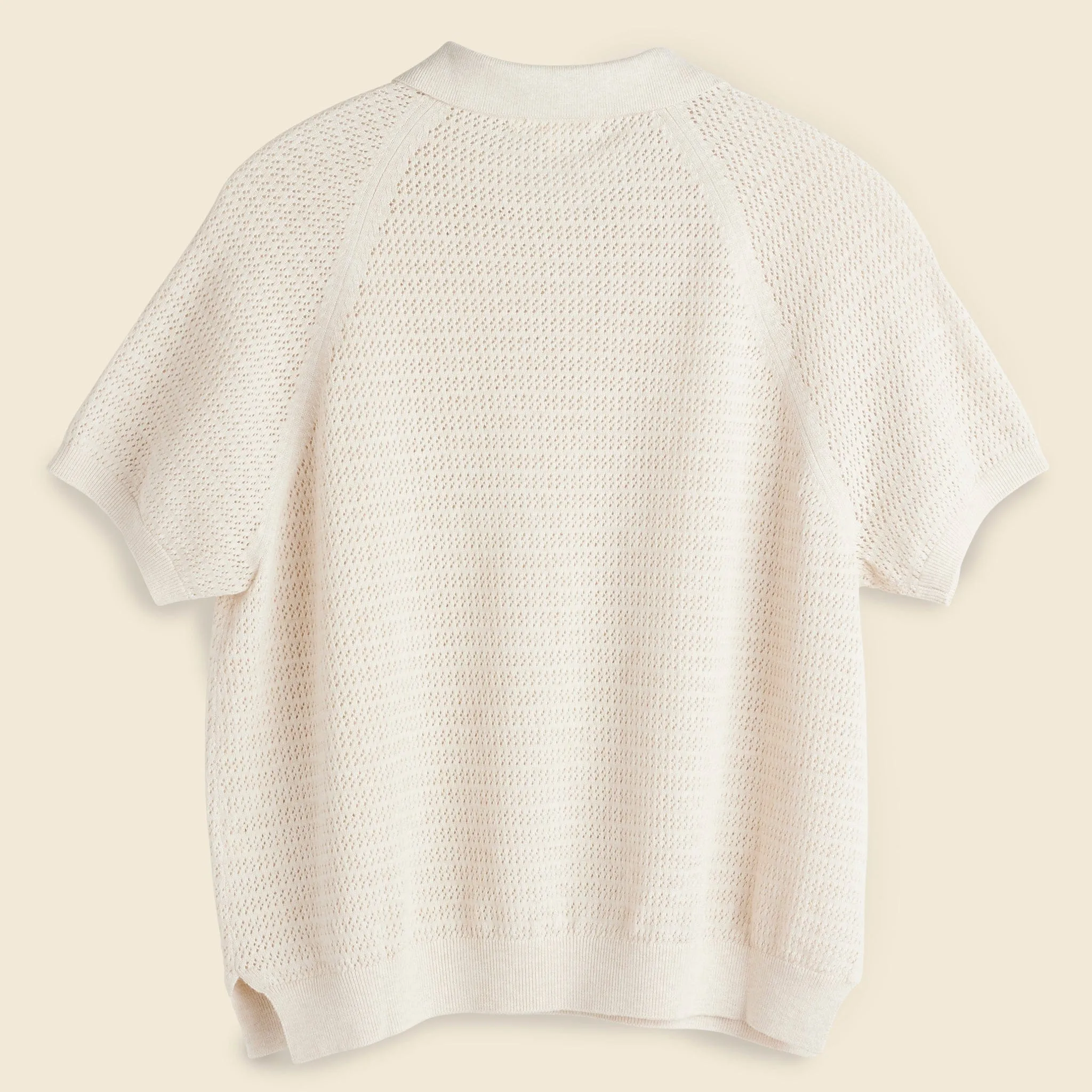 Zoe Sweater Polo - Ivory