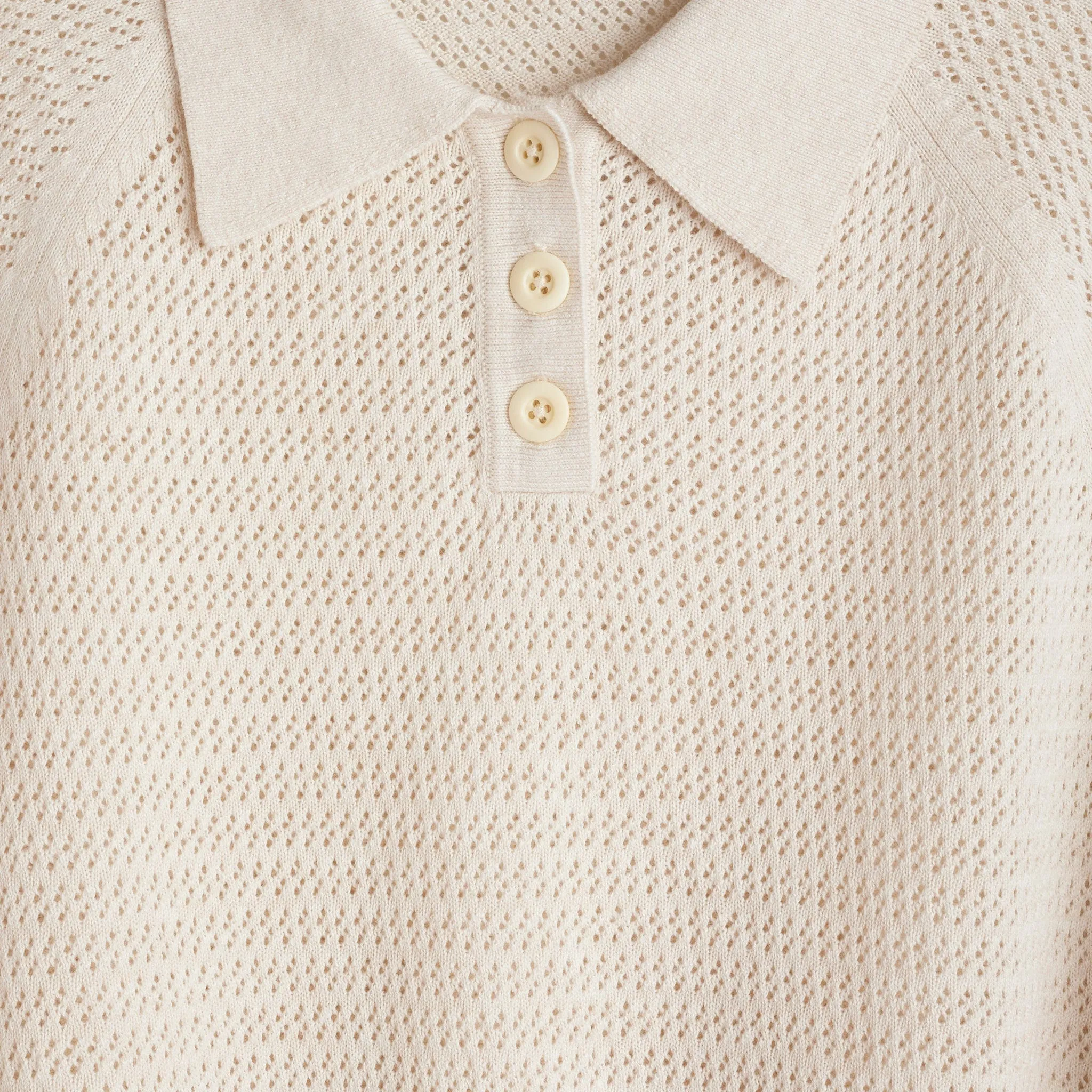 Zoe Sweater Polo - Ivory